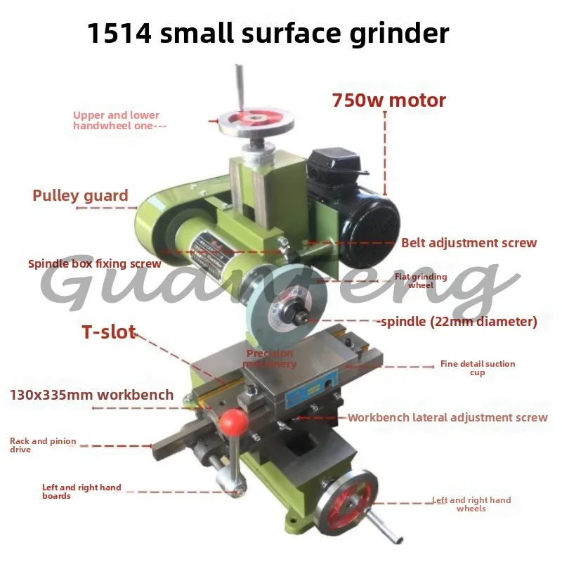 Industrial Horizontal Milling Machine X1514/X1527 Groove Milling Machine Surface Grinding Machine Small Cutting Drilling