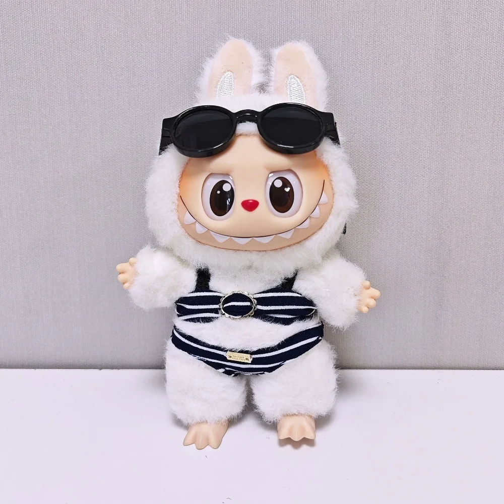 ل 15/17 سنتيمتر Labubu الملابس الزي مثير مجموعة البكيني دمية ملابس السباحة الصيف ملابس السباحة الجلوس حفلة تغيير فستان لعبة لتقوم بها بنفسك دمى هدايا