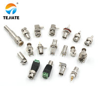 1PCS BNC-K/J Connector Straight Elbow All Copper Socket Female and Male PCB Panel-mount Coaxial BNC-KE BNC-KY BNC-KYWE BNC-JY