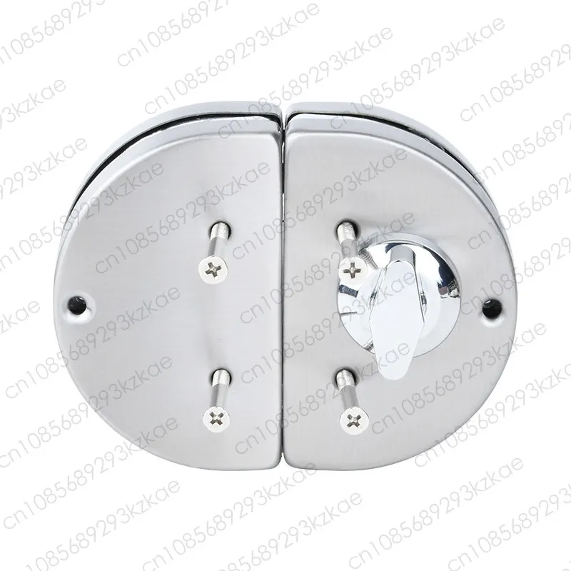 Framed glass door lock single and double sliding door lock sliding door hook lock aluminum alloy stainless steel