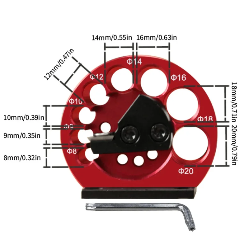 Woodworking Tools Adjustable 8-20mm/25-40mm Dowel Maker Jig Kit W/Carbide Blades Woodworking Electric Drill Milling Dowel Round