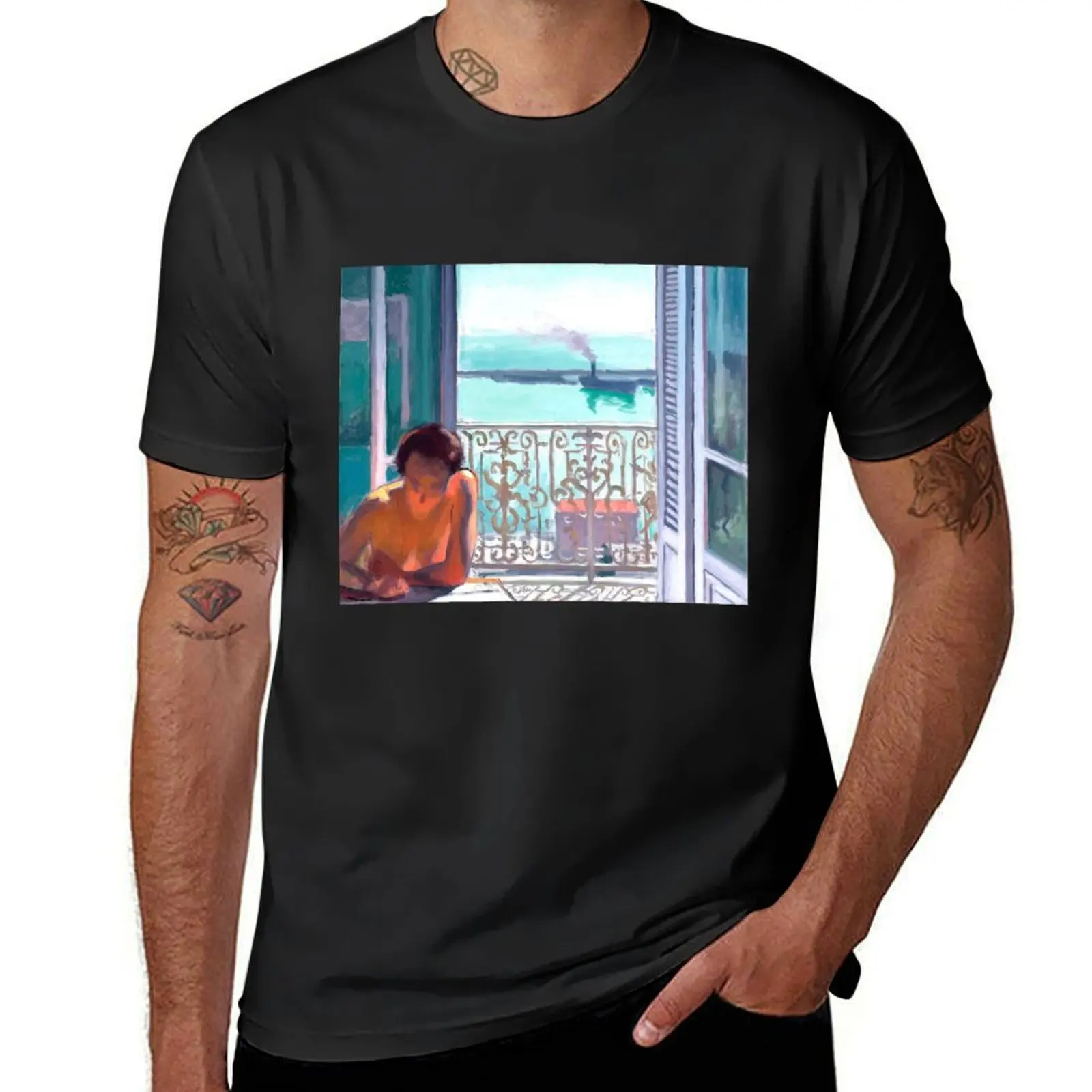 Albert Marquet - Contre-Jour, Alger - Contre Jour, Algiers T-Shirt Blouse cute tops heavyweight t shirts for men