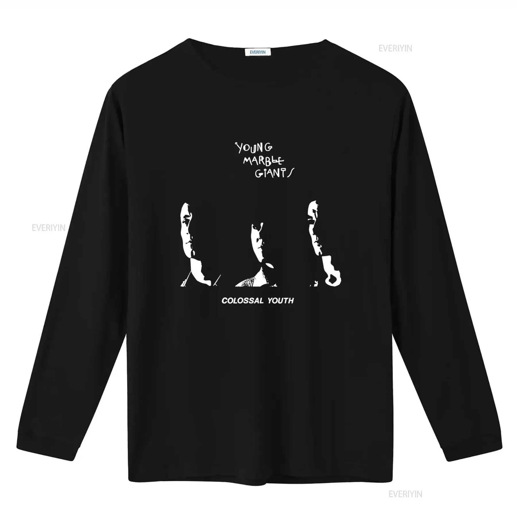 Young Marble Giants Colossal Youth Limited Edition Classic Black Tribute T Shirt vintage Washed Slightly Unisex homme Stretched
