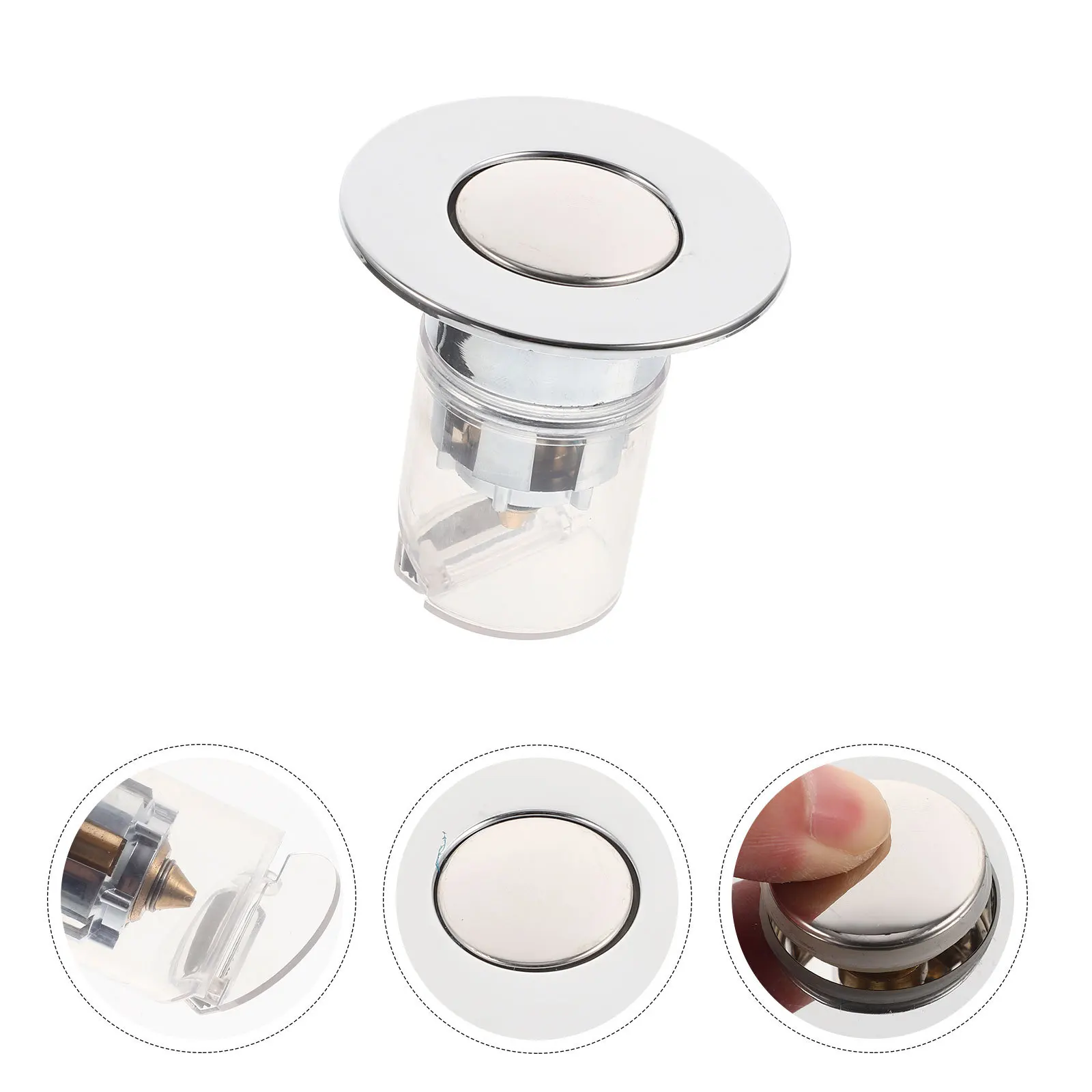 Заглушка для раковины в ванной комнате, медная пробка для раковины, нескользящая, износостойкая, практичная сливная пробка для дома, отеля, замена умывальника