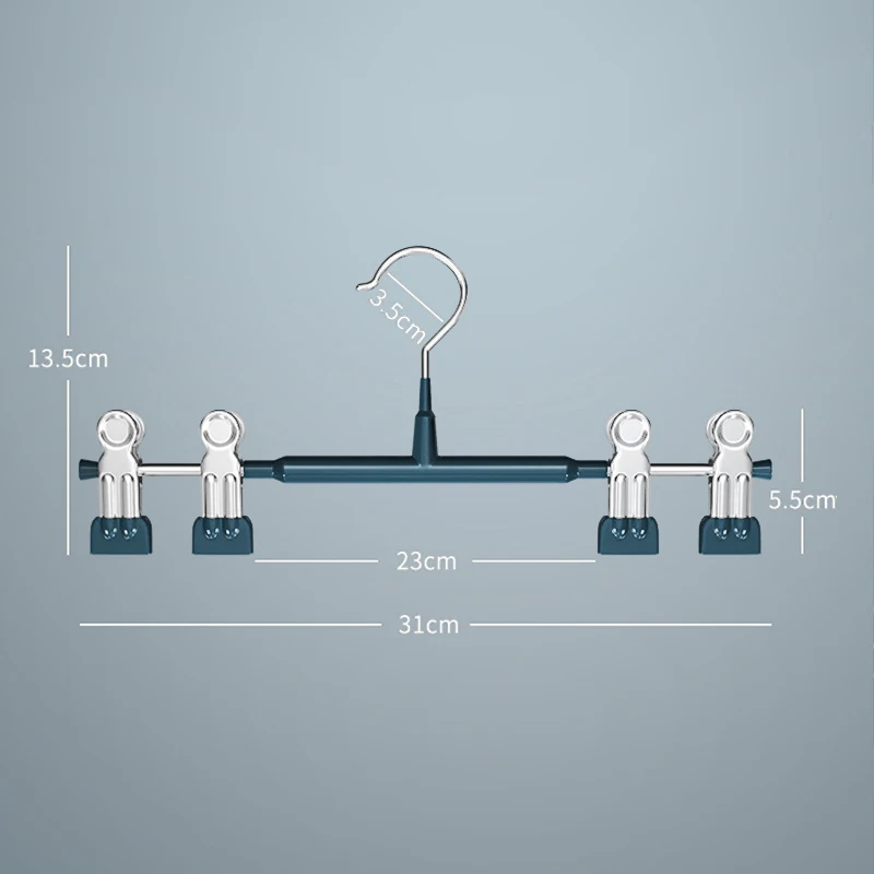 شماعات السراويل مع مقاطع تنورة قابلة للتعديل شماعات للنساء غير قابلة للانزلاق شماعات السراويل للجينز شماعات الملابس للسراويل #6