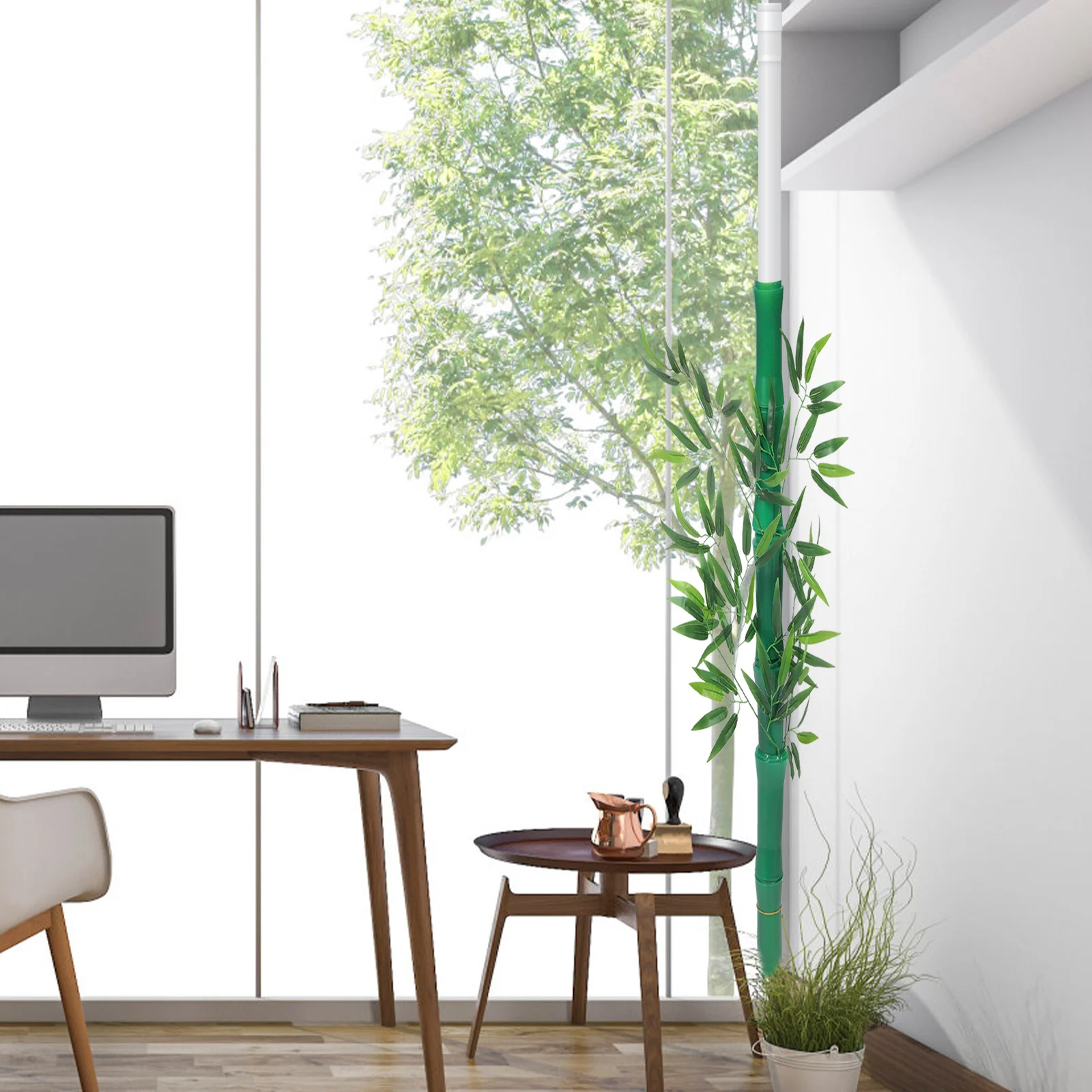 

1 Set Simulated Bamboo Tubes Fake Bamboo Branches For Drain Sewer Decorations Artificial Greenery Diy Home Garden Outdoor Indoor