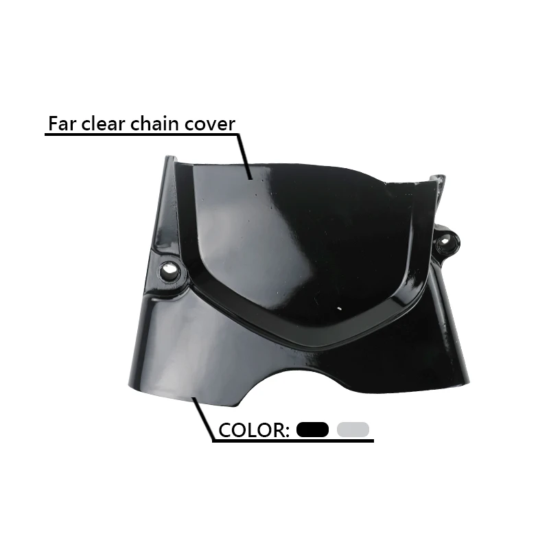 

Aluminum Silver Front Sprocket Cover Motorcycle Engine Chain Side Covers Guard for 50cc 70cc 90cc 110cc 125cc ATV Cross-country