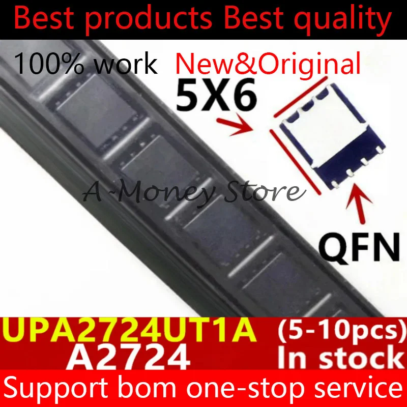 

(5-10pcs)A2724 UPA2724UT1A QFN-8