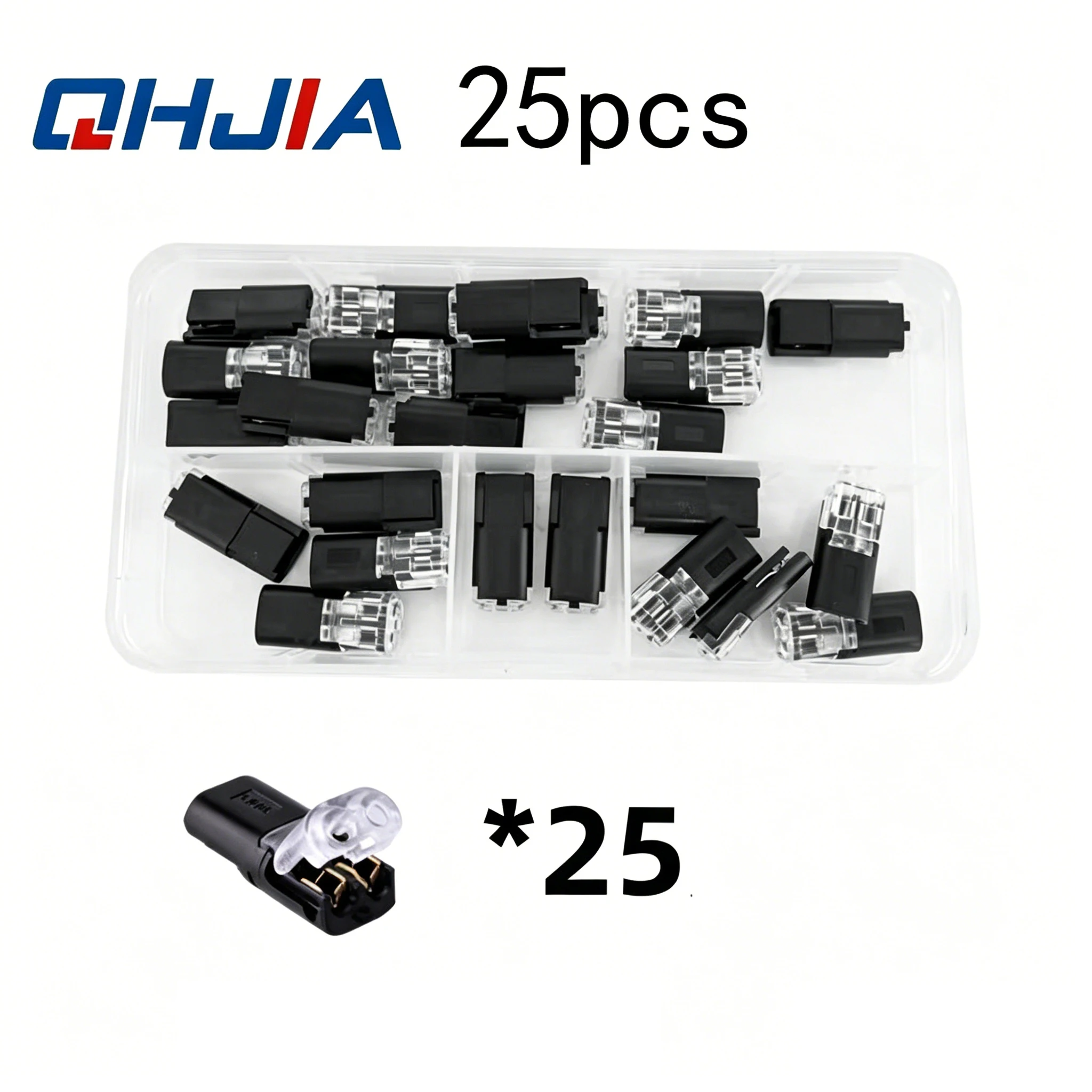 

D2BOX 2-Pin Quick Connector LED cable for home & car. For car LED mods. Plug-and-play, sturdy, vibration-proof & long-lasting.