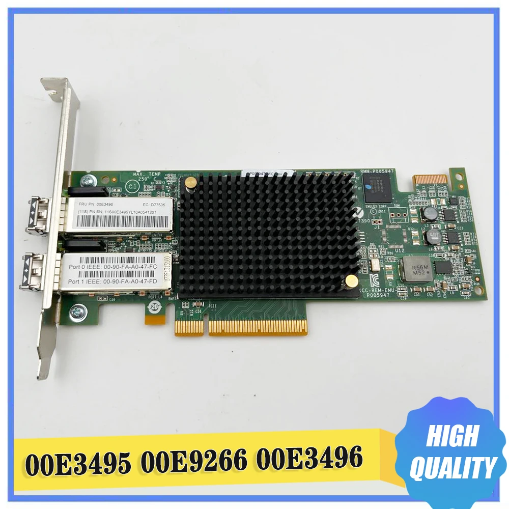 Для IBM EN0A 577F P7 Dual Port 16G FC HBA Card 00E3496 00E9266 74Y2221 00E3495 00E3496