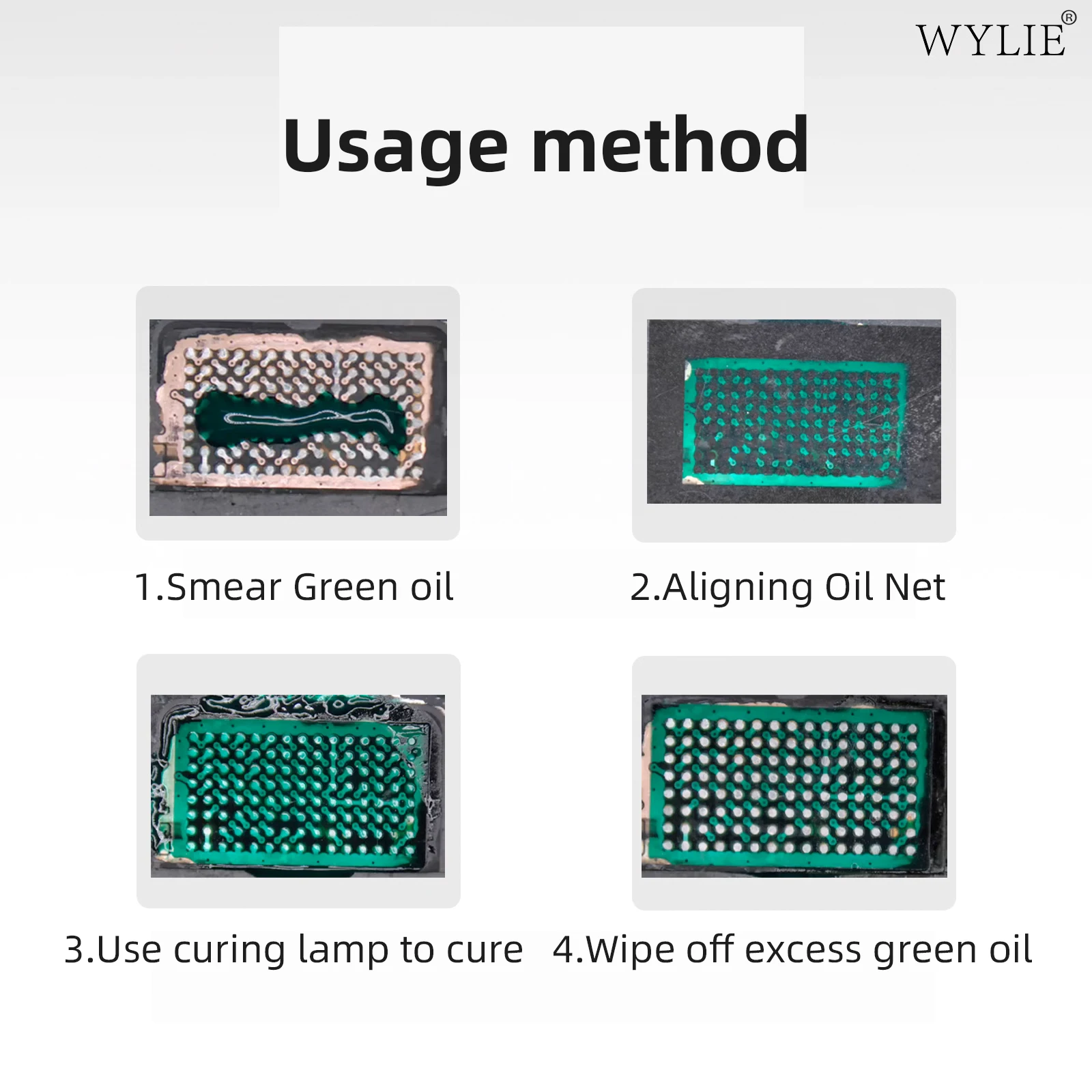 Zestaw atramentów Amaoe Green Oil Net UV Solder Mask do iPhone'a 11 12 13 14 15 Plus 16 Pro Max LCD Screen touch BGA Reballing Stencil