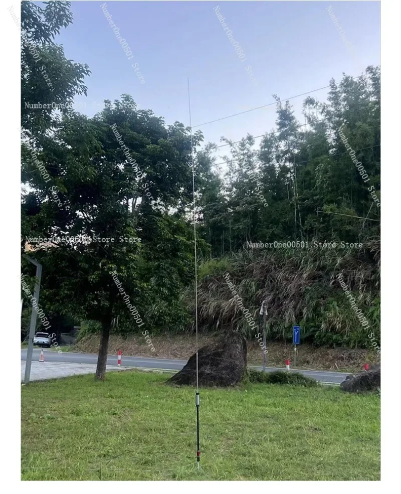 JPC-350 Portable GP HF Antenna 8 Bands 80-6m 100W SSB Vertical Ground Plane Antenna for Ham Radio Outdoor Field