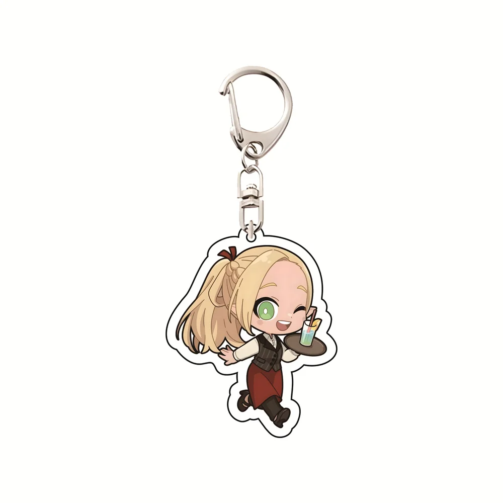 Anime Dungeon Meshi/Delicious in Dungeon 6cm Acrylic Keyrings Backpack Decorations Accessories Decor Gifts Exquisite Products