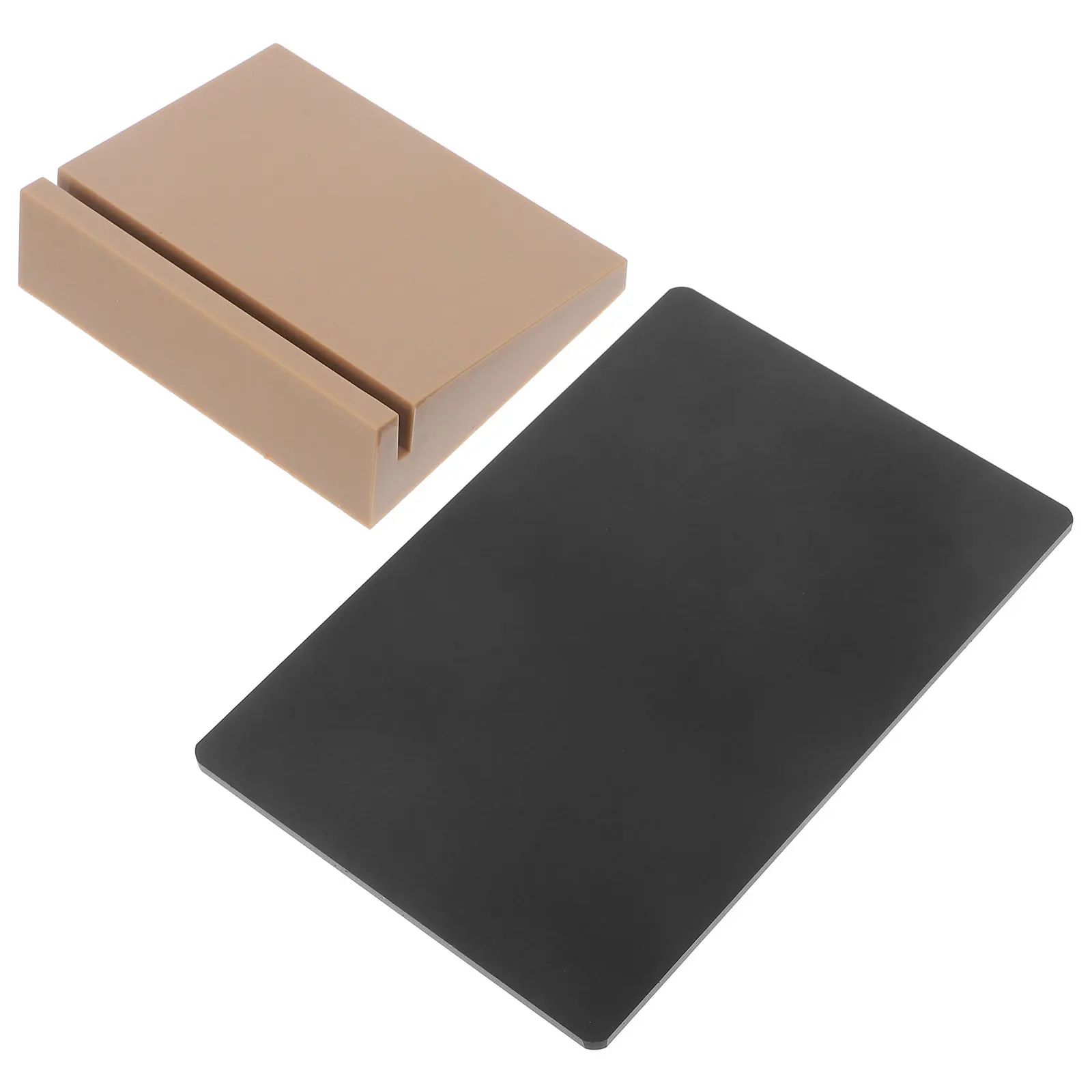 Small ABS Chalkboard Sign A6 Mini Blackboard for Shop Cafe Restaurant Menu Table Number Erasable Message Board Desktop Writing