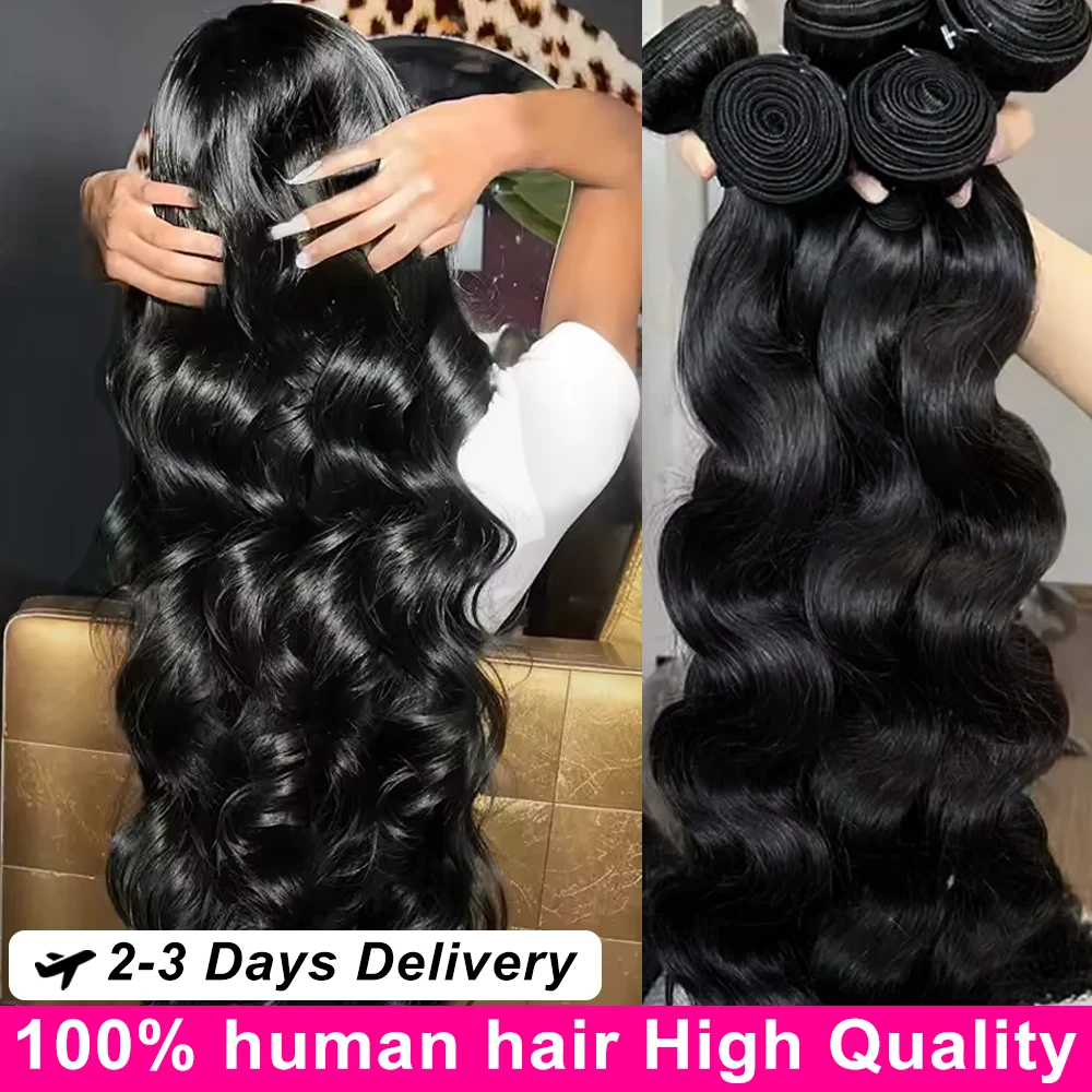 30 40 Inch 14A Body Wave Menselijk Haar Bundels Braziliaanse Birmese 100% Ruwe Extensions Onverwerkte Water Wave Haar 3 4 Bundel