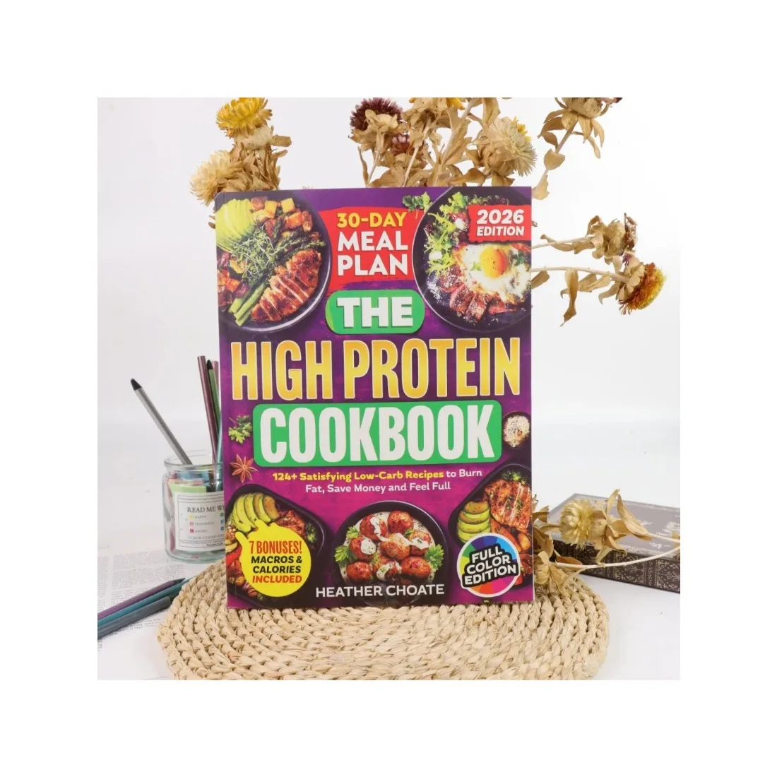 Libro de cocina con alto contenido de proteínas: recetas sabrosas para energizar tu cuerpo, apoyar el tono muscular y mantener las comidas nutritivas y agradables.