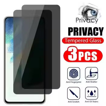 3Pcs Privacy Glass Screen Protector For Samsung A14 A22 A23 A25 A32 A33 A42 A51 A52 A52S A53 A71 A72 A73 F14 F15 F23 5G Anti-Spy