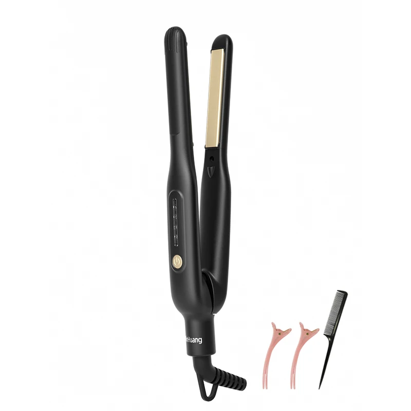 

Выпрямитель для волос, керамическая железная пластина с ЖК-дисплеем с отрицательными ионами, портативный стайлер для волос для мужчин, выпрямление и завивка волос