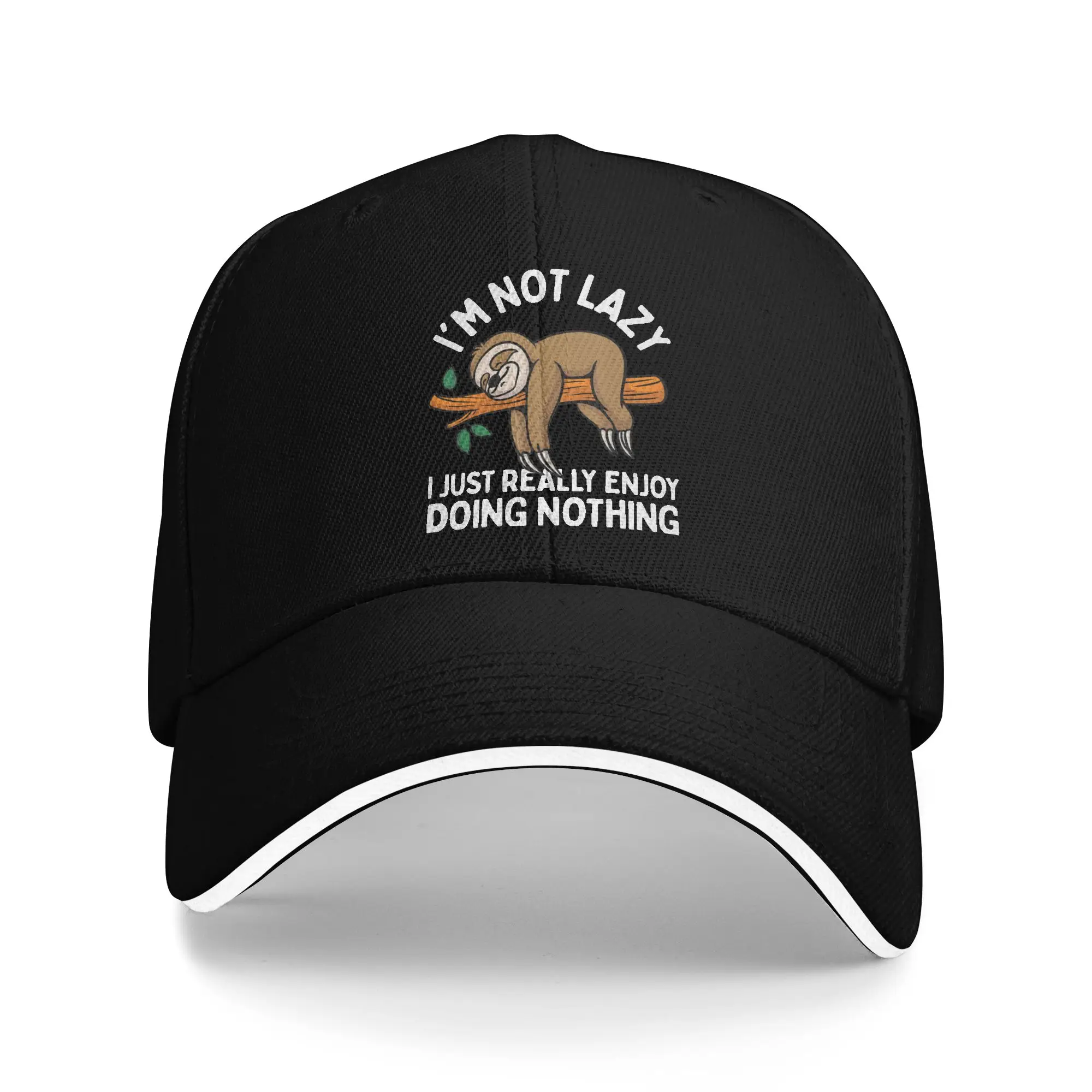 New I'm Not Lazy I Just Really Enjoy Doing Nothing Baseball Caps Men Women Headwear  Outdoor Golf Gift Sun Caps