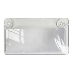 Long Lasting Trendy Motorcycle License Plate Holder Bracket Bubble Tinted Smoke Tags Shield Cover Fit for Enhanced Style