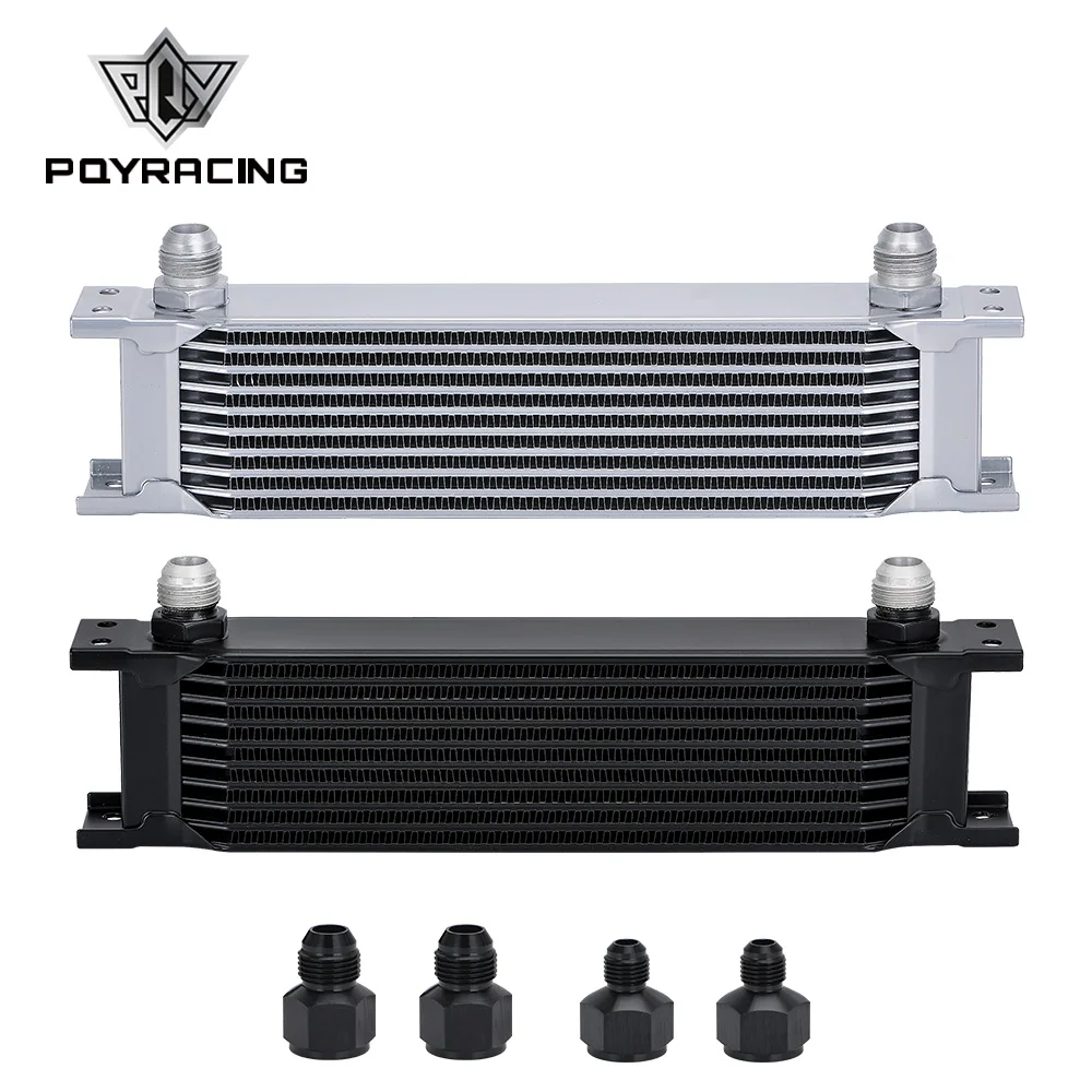 

Aluminum Universal Oil Cooler Engine transmission AN10 Oil Cooler KIT 10 rows PQY7010