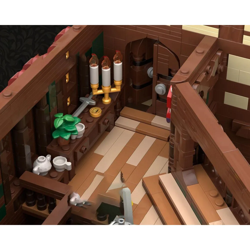 モジュール式都市建築モデル Moc ビルディングブロック モジュール式 THE ARTISAN'S HAVEN テクノロジーブロック クリスマス DIY おもちゃ 建設ギフト