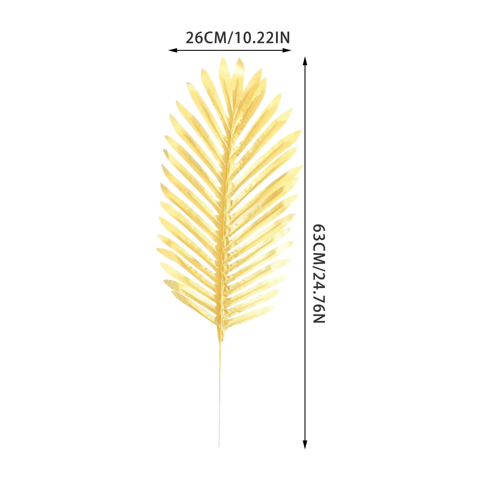 

12pcs Simulated Golden Leaves Artificial Fake Leaf Decor For Home Party Photo Props Tropical Style Simulation Leaf Adornment
