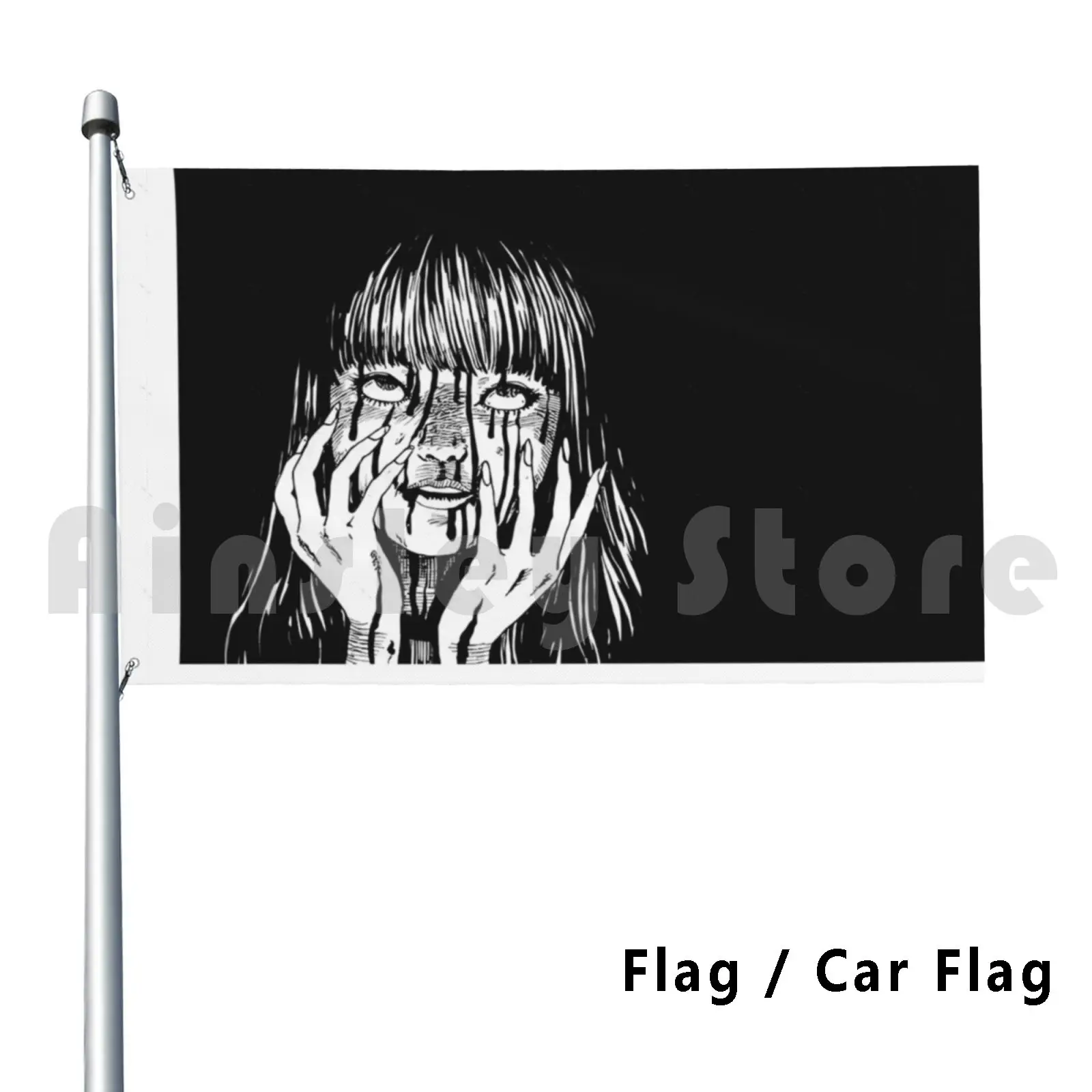 Flag Car Flag Tomie-Tomie Hat Junji Ito Collection Junji Ito Collection Anime Junji Ito Collection