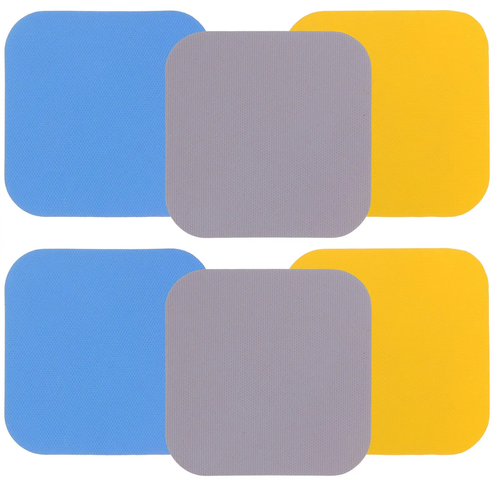 

6 Pcs Bottle Opening Mat Jar Lid Opener Gripper Pad Coasters Rubber Can Pads for