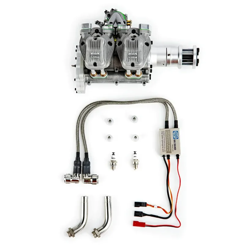 NGH GF60i2 60cc Linear Double Cylinder 4-stroke Gasline Engine for Fixed-wing UAV Parts
