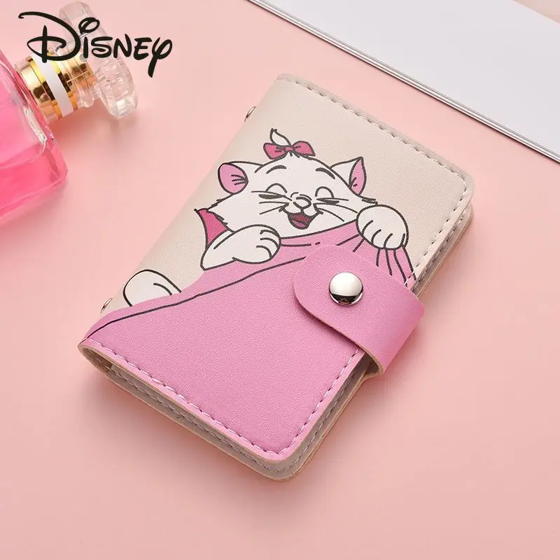 Disney's New Women's Card Bag Fashionable and High Quality Multi Slot Credit Card Storage Bag Popular Multi Function Card Case