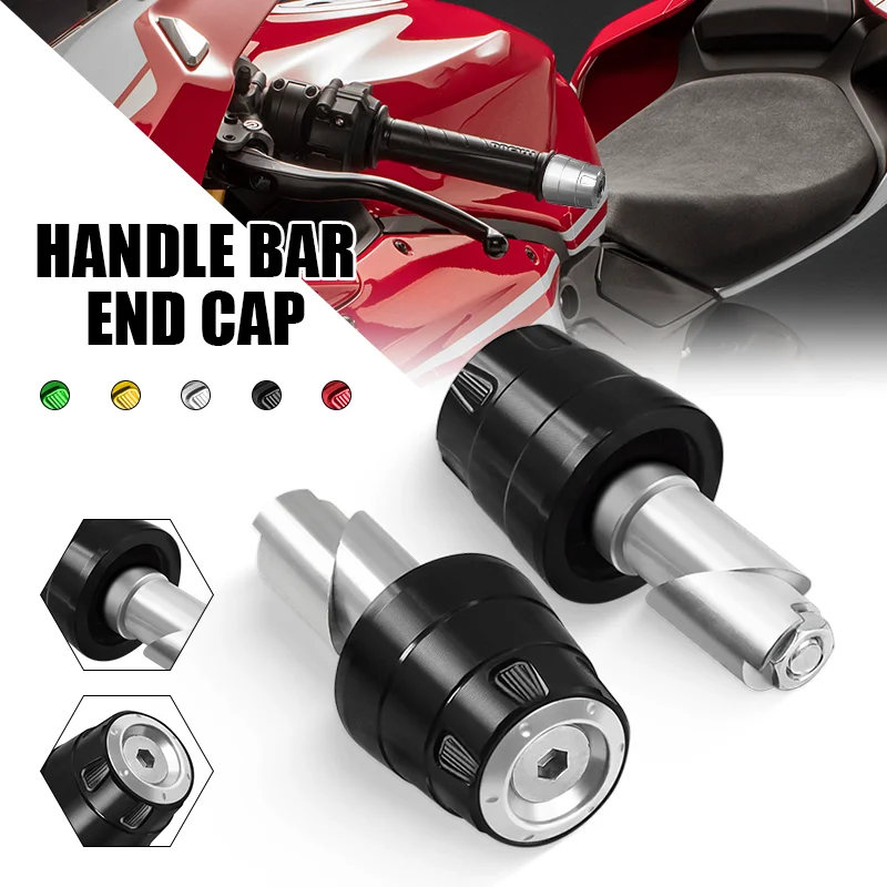 

Motorcycle Handle Bar Handlebar Grips Cap End Counterweight Plugs Caps For CB400 CB1100 CB1300 CB400X CB500X CB500F CBF 600 1000