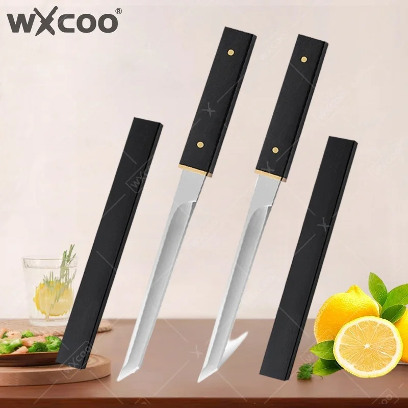 WXCOO Kitchen Knives Meat Cleaver Boning Knife Stainless Steel Knife Vegetable Utility Knife for Cooking Household Tools