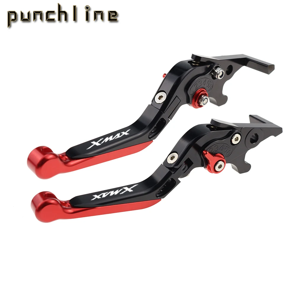 Fit For XMAX 300 XMAX300 2023-2024 Motorcycle CNC Accessories Folding Extendable Brake Clutch Levers Adjustable Handle Set