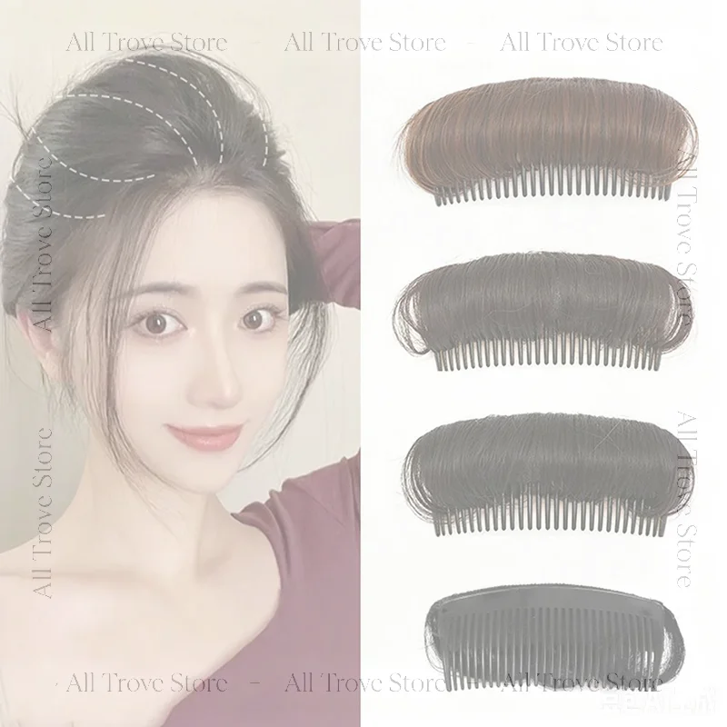 Wig Cushion Stable Hair Roots Volumizing Fiber Insert Comb Invisible Fluffy Hair Pad Female Heightening Artifact Hairstyle Tool