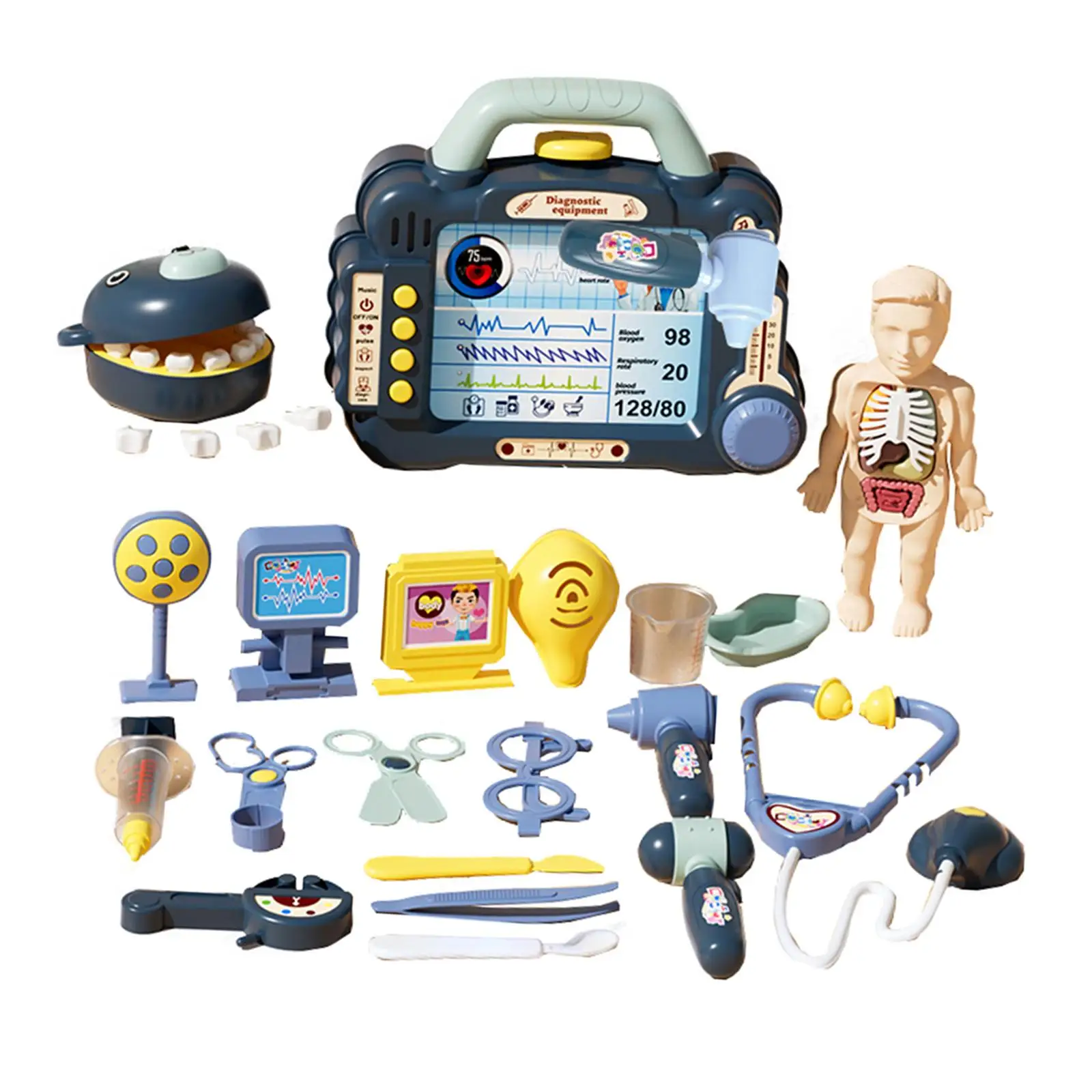 مجموعة ألعاب الطبيب للأطفال، لعبة تعليمية دقيقة للمهارات الحركية التنموية