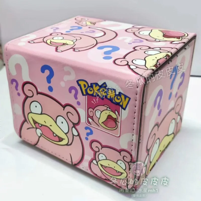 DIY 수제 PTCG 슬로우포크 귀여운 카드 보관함 WS OPCG PTCG 슬로우포크 가죽 고급 카드 보관함 애니메이션 카드 선물 장난감