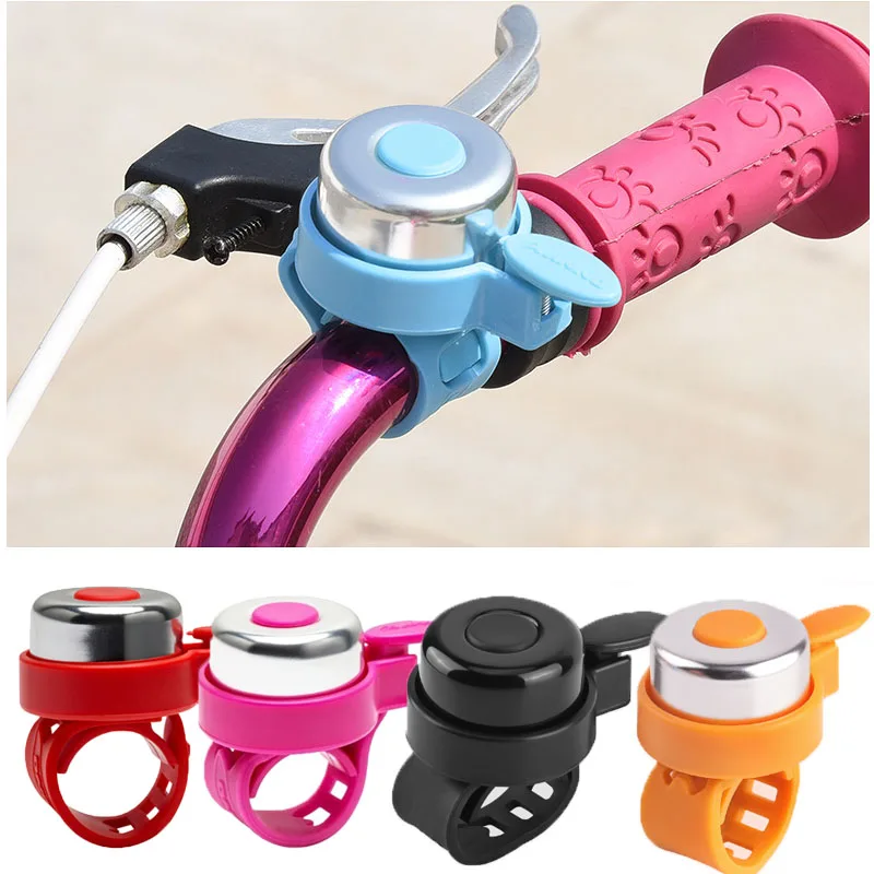 Kids Bicycle Bell Horn Pinkycolor Loud Sound Alarm Warning Kids Bike Bell Handlebar Horn Children Bike Cycling Accessories