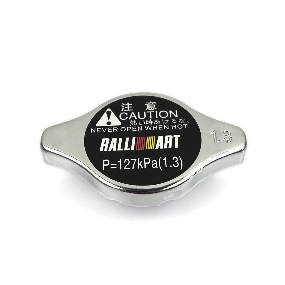 Plata Ralliart alta presión Racing tapa para radiador de coche 1,3 kg/cm para MITSUBISHI Evo Diamante Outlander