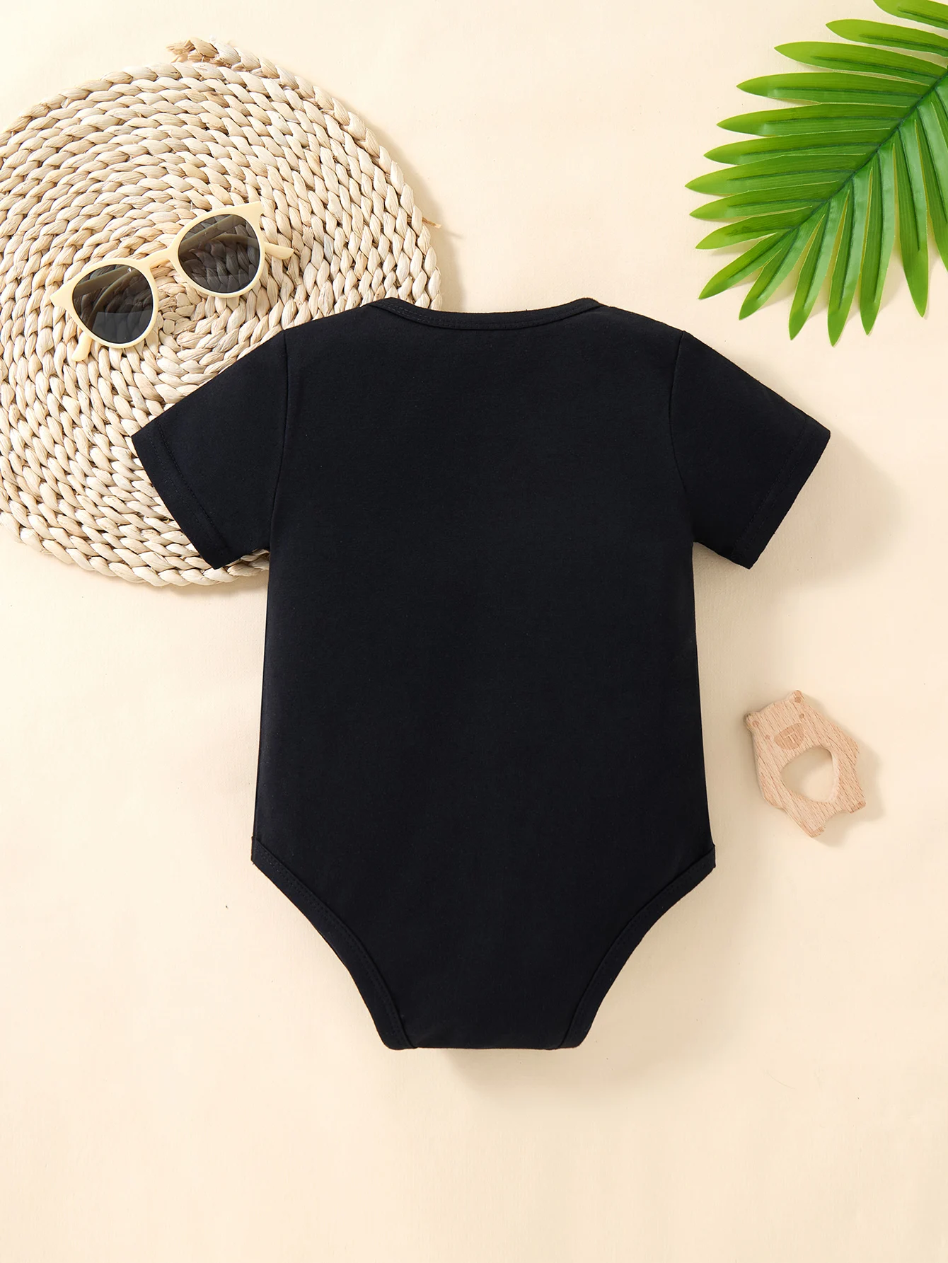 Cute Ghost Witch Broom Baby Bodysuit Boo-tiful Night Print Short Sleeve Newborn Romper Infant Halloween Outfit Girl Trick Or Tre