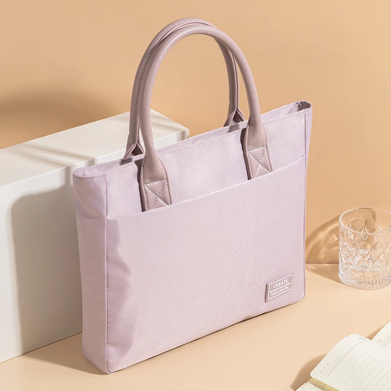 

Women's Computer Bag 2025 New 14-inch Portable Lightweight Laptop Liner Work Commuting Handheld Briefcase