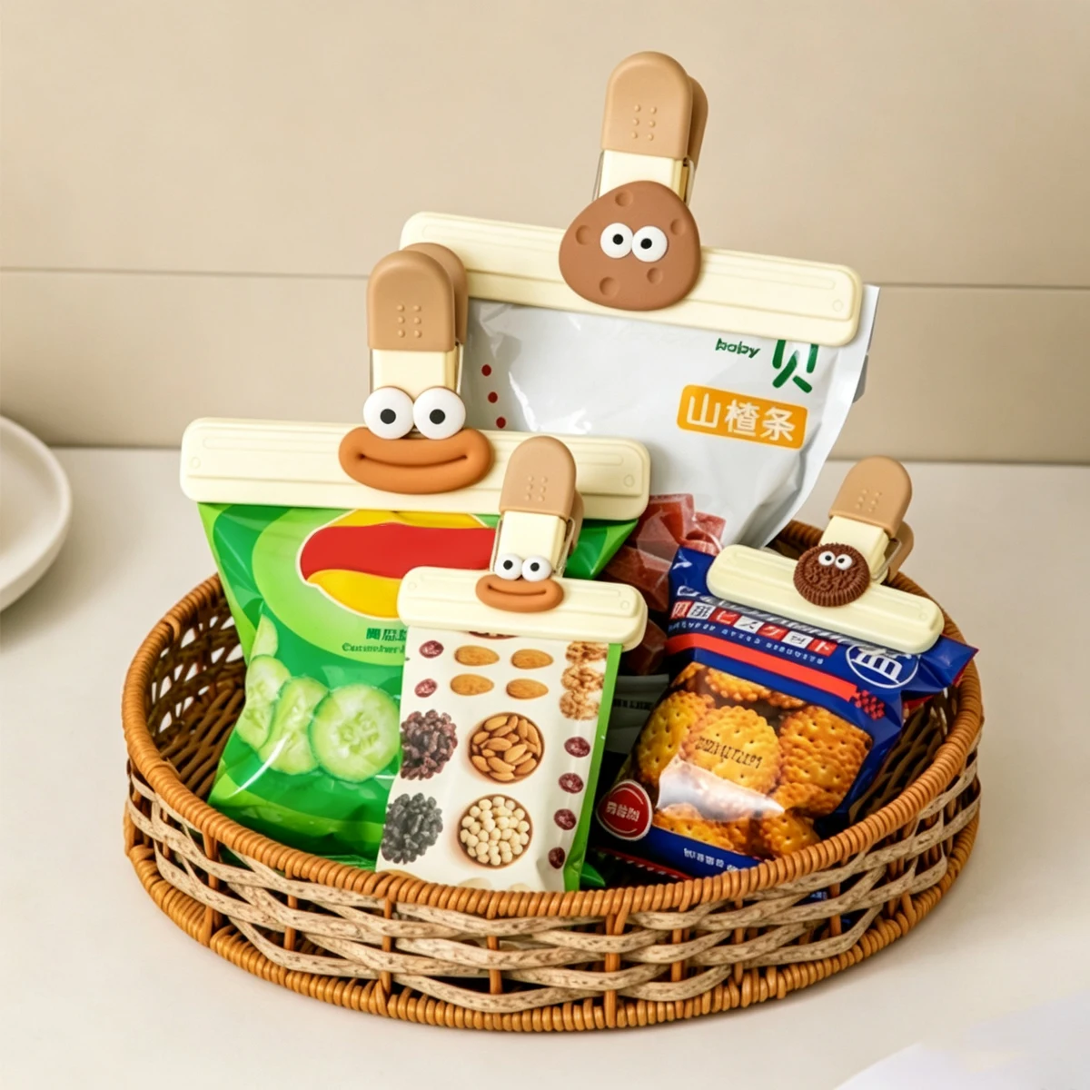 Sealing Closure Clamp - Convenient Food Sealing Clamp - Tea Snacks Sealing Clamp - Fresh Bag - Tea Sealing Gadget
