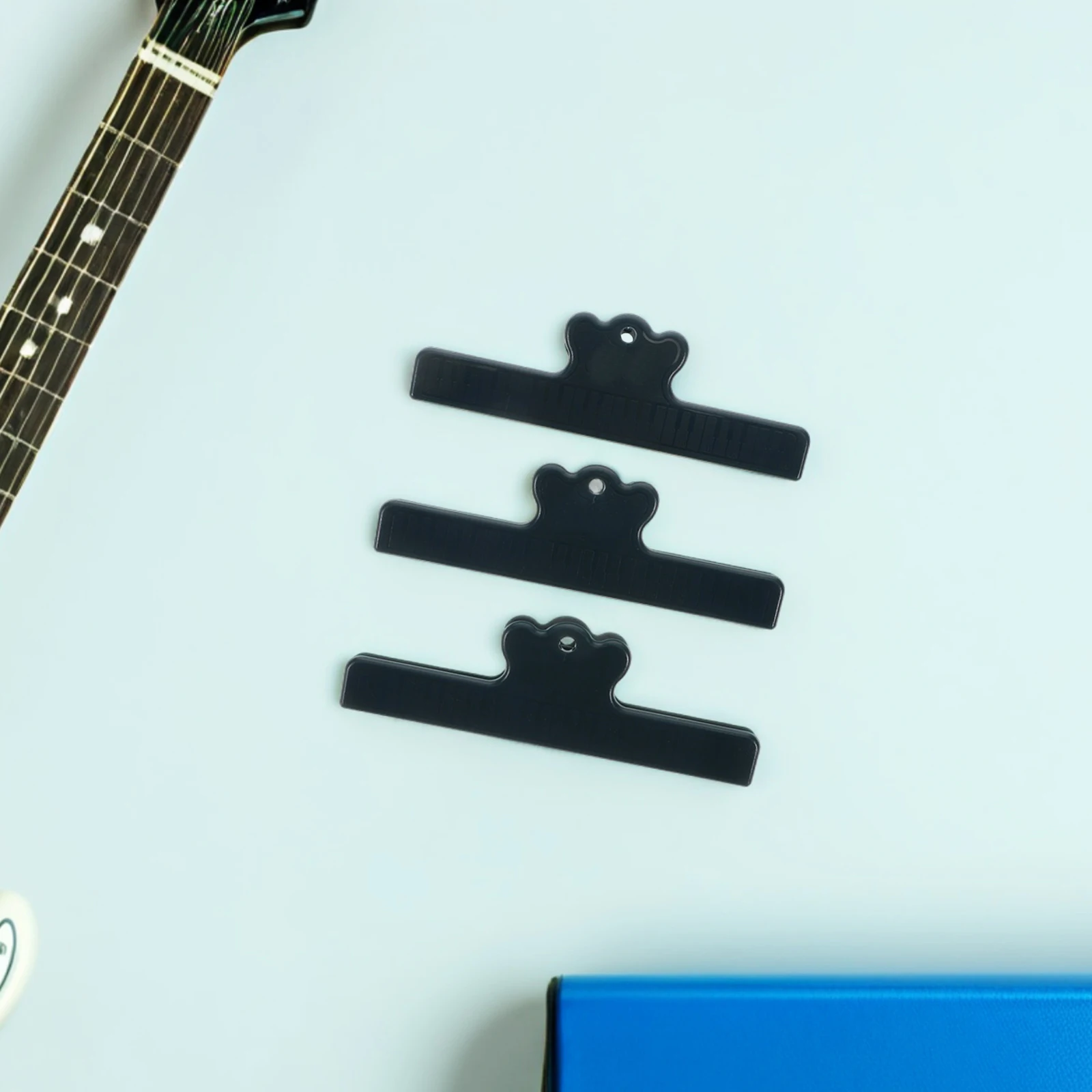 

3 Pcs Clips Holder Accessories for Men Instrument Book Page Piano Notation Universal