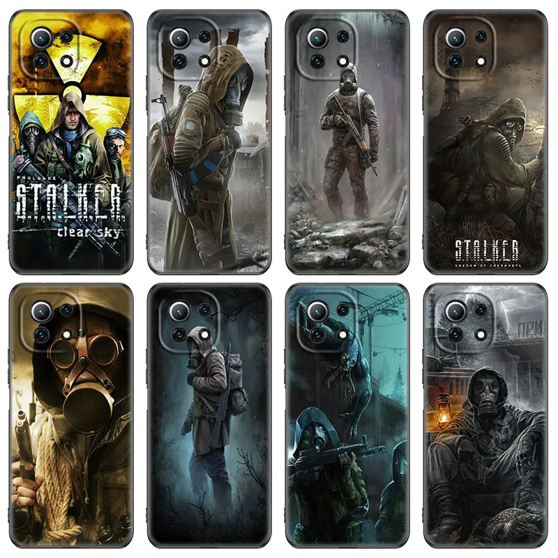 Stalker Clear Sky Phone Case For Xiaomi Mi POCO X3 NFC F3 GT M3 10T 11T 11X Pro 11i A2 11 Lite NE 5G CiVi Soft TPU Black Cover