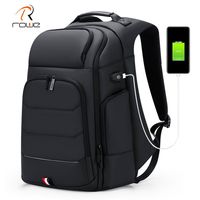 Fenruien Waterproof Backpacks USB Charging School Bag Anti-theft Men Backpack Fit 15.6 Inch Laptop Travel Backpack High Capacity