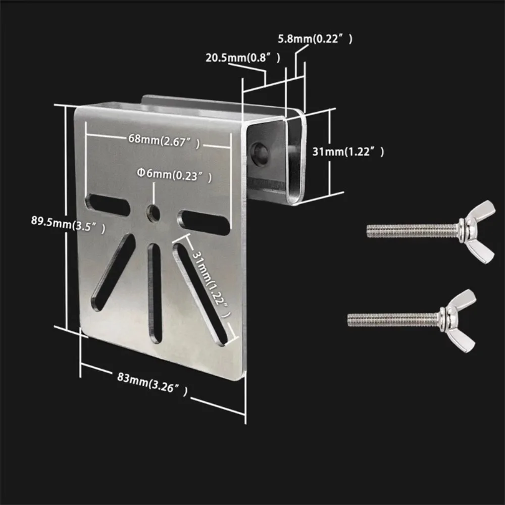 Stainless Steel Security Camera Brackets Rustproof Screws Weatherproof Solar Camera Bracket Metal Without Drilling Required