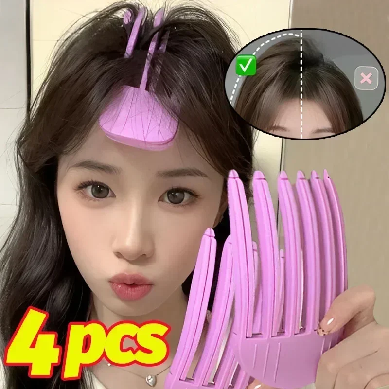 1-4PCS Naturally Fluffy Hair Styling Clip High Cranial Top Portable Korean 3/6Teeth Hairs Clip Sculpting Comb No Trace Accessory