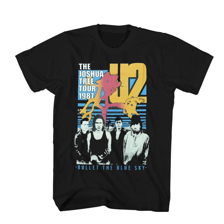 U2 The Joshua Tree Tour Vintage T-shirt 90s Classic Cotton Men T Shirt New TEE TSHIRT Womens Tops Unisex