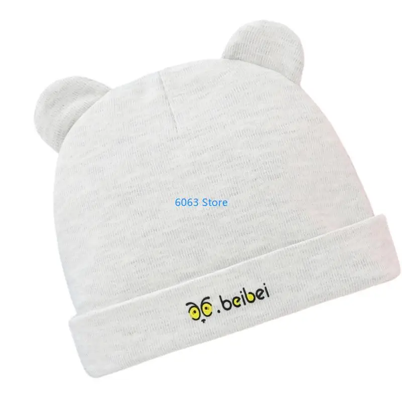 

Double Layer Warm Baby Hat Soft & Comfortable Cotton Headgear for 0 to 6 Month