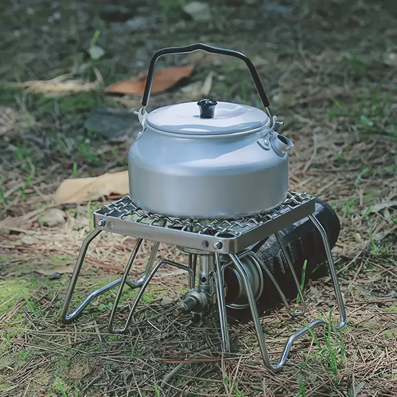 Mini BBQ Grill Portable Camping Pot Holder Outdoor Camping Gas Stove Stand Folding Grill Stand BBQ Accessories Grill Accessories